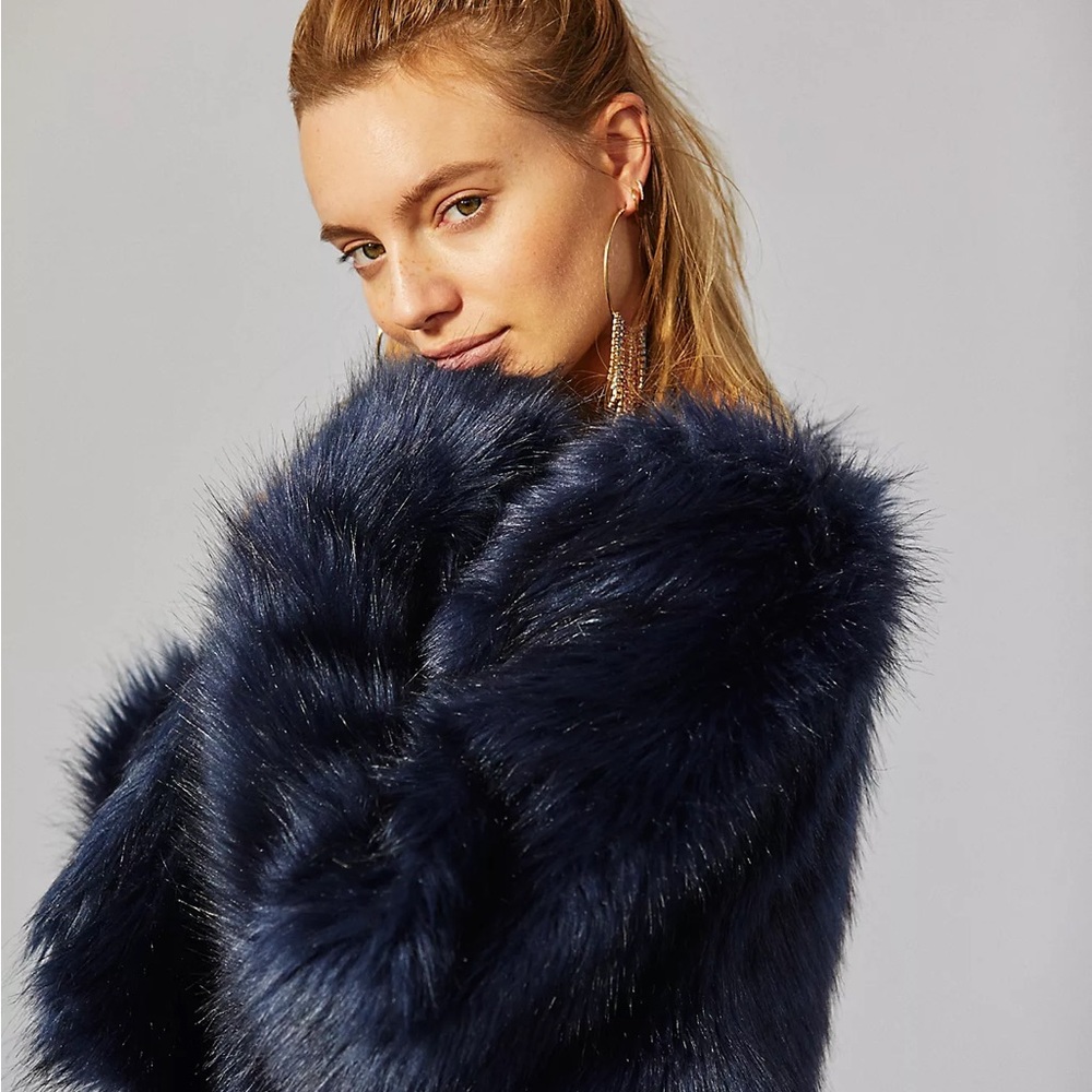 Free People - Frankie Faux Fur Coat - XS